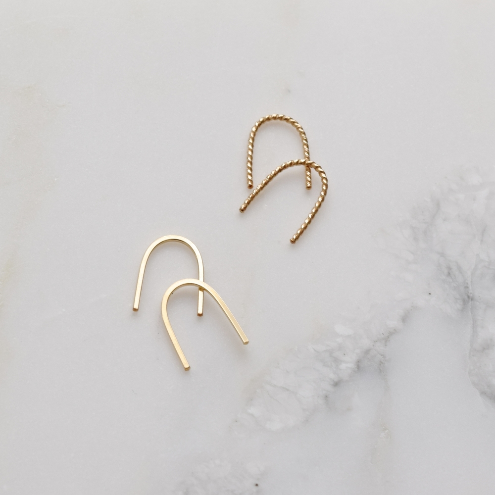 Small Hook Earrings — Everli Jewelry
